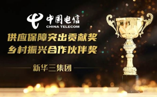 攜手運營商共贏新時代 | 新華三榮獲中國電信供應(yīng)鏈生態(tài)兩項大獎