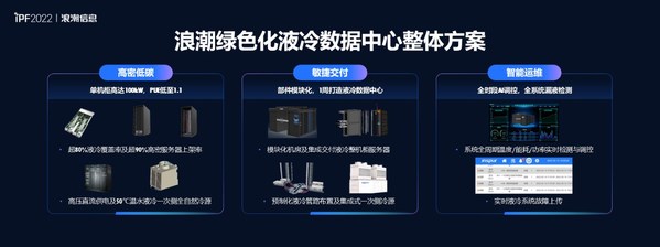 踐行“AII IN 液冷”，浪潮信息加速推進產(chǎn)業(yè)化液冷數(shù)據(jù)中心