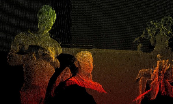 掃描儀點(diǎn)云圖呈現(xiàn)效果