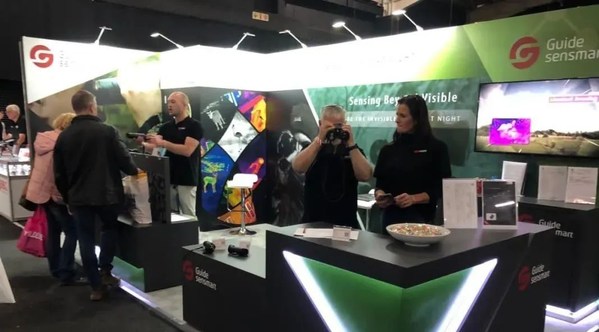 高德智感在南非約翰內(nèi)斯堡狩獵展的展臺(tái)