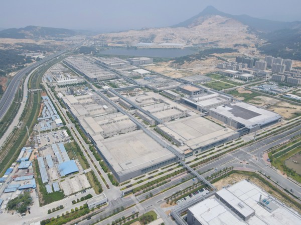 泉州三安集成鳥瞰。