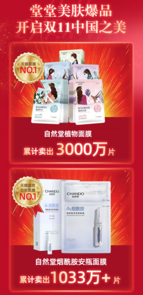 雙11收官 -- 自然堂“堂堂中國(guó)之美” 鑄國(guó)造榮耀
