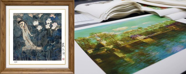 使用佳能imagePROGRAF PRO系列大幅面打印機(jī)制作的版畫作品能再現(xiàn)原作筆觸中的豐富層次