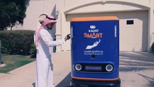 無人駕駛遞送車現(xiàn)身沙特，馭勢(shì)科技與Teksbotics強(qiáng)強(qiáng)聯(lián)合打造