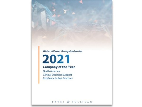 UpToDate被全球權(quán)威咨詢公司Frost & Sullivan評(píng)選為“床旁決策的關(guān)鍵賦能者”
