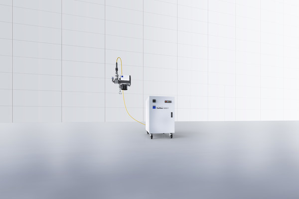 通快 TruFiber P 系列可搭配通快加工頭和智能模塊，構(gòu)成整體解決方案