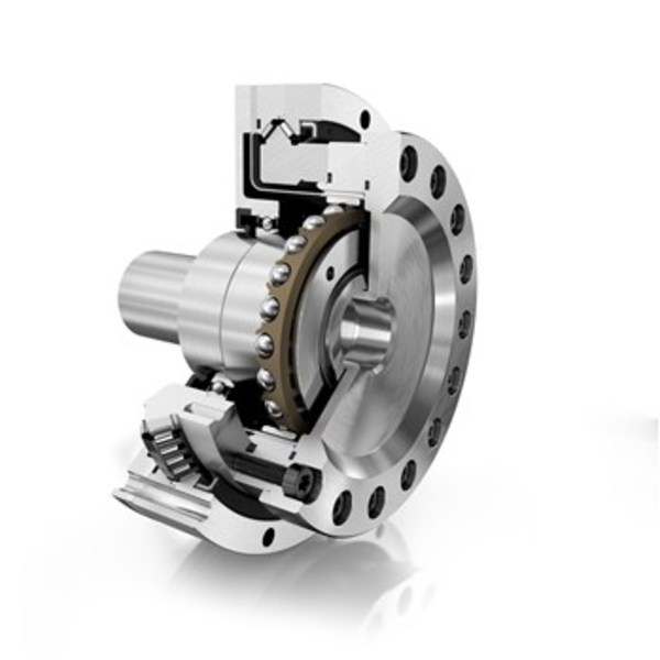 用于高扭矩范圍的RT1諧波減速器目前提供四種尺寸（從14到32），傳動(dòng)比為100和160，扭矩范圍為25到約900 牛米。