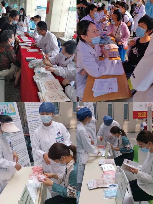 安徽醫(yī)科大學(xué)第一附屬醫(yī)院、山西醫(yī)科大學(xué)第一醫(yī)院、中國(guó)醫(yī)學(xué)科學(xué)院皮膚病醫(yī)院義診現(xiàn)場(chǎng)