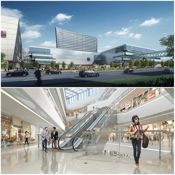 SM廈門(mén)三期外立面效果圖及室內(nèi)空間示意（設(shè)計(jì)展示，不代表最終落地效果）
