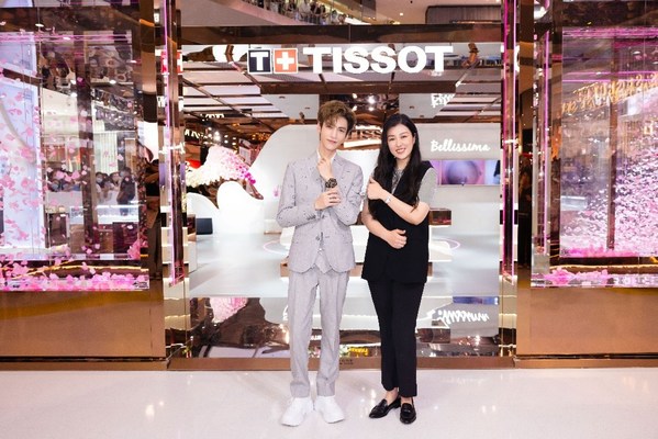 天梭中國區(qū)副總裁戴俊珺女士與品牌全球形象代言人羅云熙先生 閃耀揭曉“發(fā)光吧，小美人”主題活動沈陽站