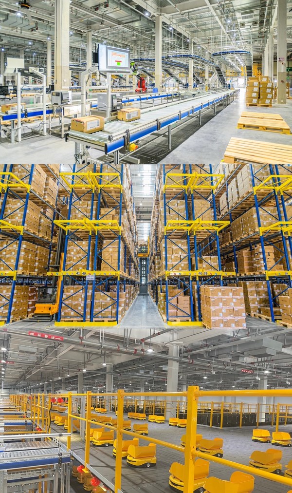 斯凱奇中國(guó)物流中心一期內(nèi)部設(shè)施