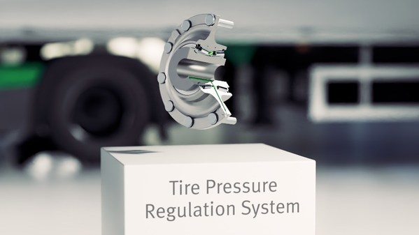 舍弗勒帶集成密封件的輪轂軸承，可根據(jù)駕駛工況在車輛行駛中自動(dòng)調(diào)整胎壓，而且不需要駕駛員手動(dòng)進(jìn)行任何操作