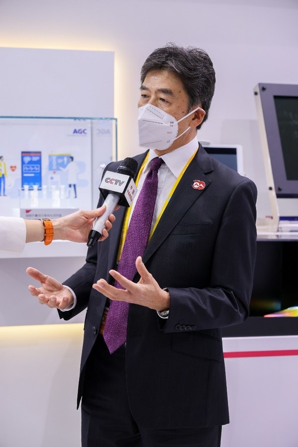 日本AGC株式會社執(zhí)行董事、AGC集團中國總代表上田敏裕