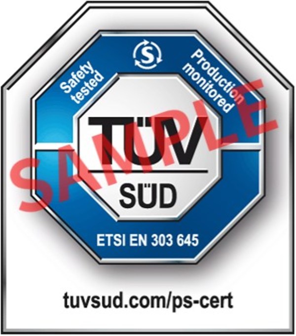 TUV SUD ETSI EN 303 645 認證標志