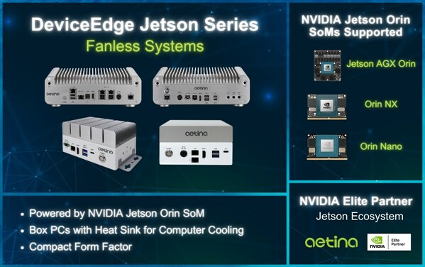 安提國(guó)際推出基于NVIDIA Jetson Orin的新型無風(fēng)扇邊緣AI系統(tǒng)
