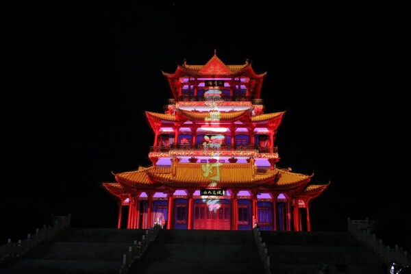 河曲臨隩公園3D光影秀，打造城市網(wǎng)紅新地標(biāo)