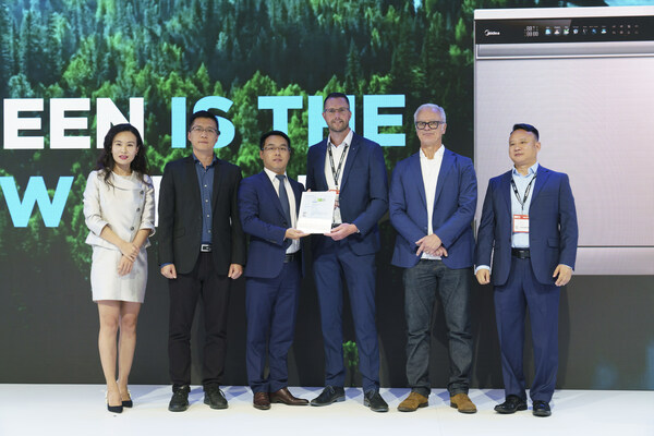 美的洗碗機7809X獲T&Uuml;V萊茵綠色產(chǎn)品標識