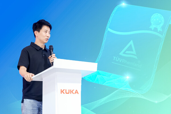 庫卡中國研發(fā)總監(jiān)張冶發(fā)言 庫卡中國研發(fā)總監(jiān)張冶發(fā)言