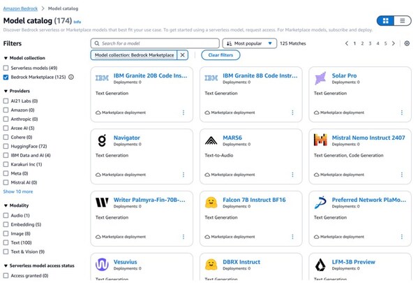 Amazon Bedrock推出多個新模型和全新強大的推理和數(shù)據處理功能