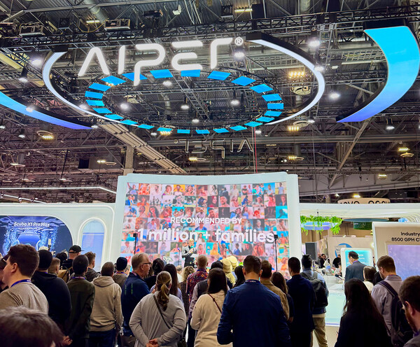 Aiper獲得全球百萬家庭推薦與信賴