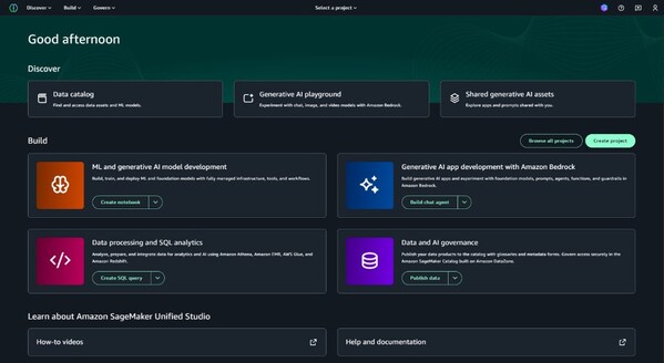 亞馬遜云科技Amazon SageMaker Unified Studio現(xiàn)已可用，加速數(shù)據(jù)分析和人工智能創(chuàng)新