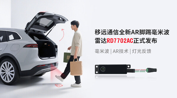 2025上海車展 | 移遠(yuǎn)通信發(fā)布AR腳踢毫米波雷達(dá)，重新定義