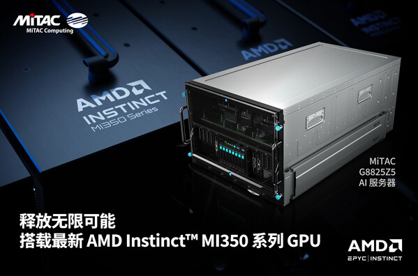 釋放無限可能 搭載最新AMD Instinct MI350系列GPU