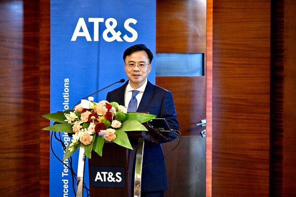 奧特斯中國區(qū)董事會主席朱津平介紹中國業(yè)務(wù)發(fā)展