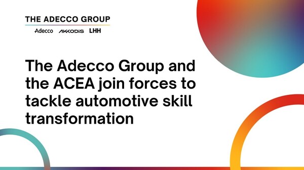 德科集團(tuán)與歐洲汽車制造商協(xié)會（ACEA）攜手推動汽車行業(yè)技能轉(zhuǎn)型