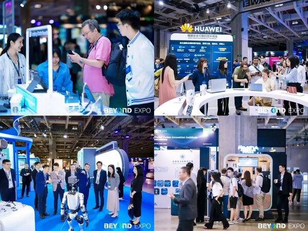 展區(qū)面向公眾免費(fèi)開放，參會(huì)者在各類展示項(xiàng)目前駐足交流