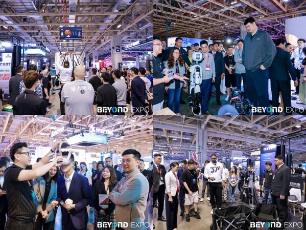 前NBA球星姚明和慈世平（Metta World Peace）親臨現(xiàn)場