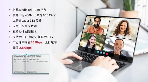 AI加速5G FWA創(chuàng)新：移遠通信推出基于MediaTek T930平臺的全新5G模組RG660MK