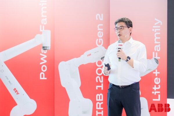 ABB集團高級副總裁、機器人中國區(qū)總裁韓晨