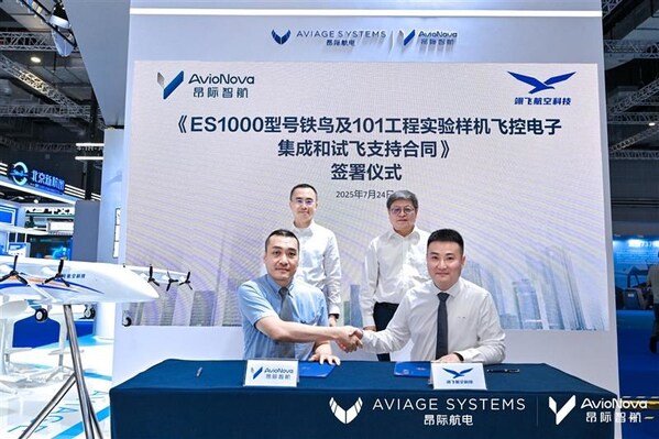 昂際智航與翊飛航空科技簽署ES1000項(xiàng)目采購(gòu)合同 共拓噸級(jí)無人運(yùn)輸機(jī)商業(yè)化路徑