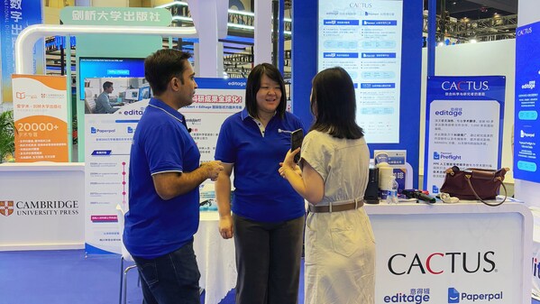 CACTUS中國區(qū)副總經(jīng)理蔡莉琴女士與Shah先生接受《中國新聞出版廣電報》專訪