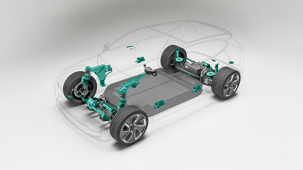 舍弗勒底盤產(chǎn)品組合：從獨(dú)立部件到完整系統(tǒng)，現(xiàn)通過免接觸進(jìn)入傳感器拓展車身域解決方案。