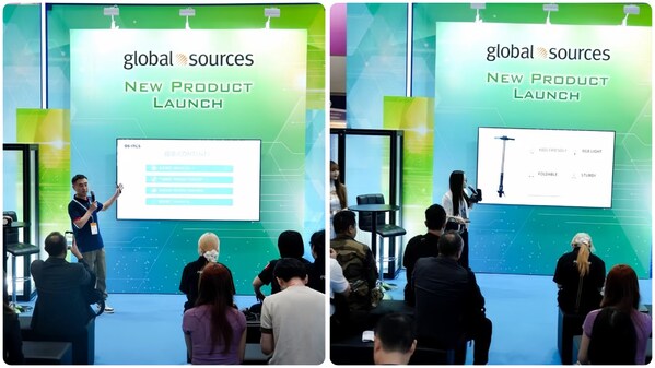 浙江展團企業(yè)亮相環(huán)球資源香港秋展新品發(fā)布會