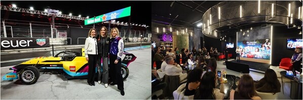 樂高集團(tuán)和F1學(xué)院在拉斯維加斯大獎賽現(xiàn)場共同揭曉了樂高車隊的全新涂裝，引發(fā)公眾的期待