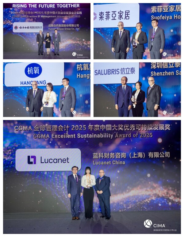 圖片信息：Lucanet藍(lán)科多家標(biāo)桿客戶獲獎(jiǎng)