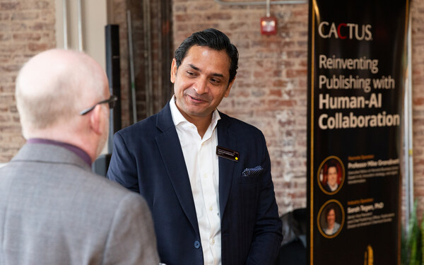 Paperpal母公司CACTUS CEO Akhilesh Ayer先生參會并發(fā)表講話