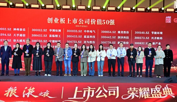 神州泰岳董事會秘書張開彥(左三)上臺領獎 神州泰岳董事會秘書張開彥(左三)上臺領獎