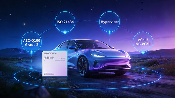 基于MediaTek全球首款5G-A平臺，移遠(yuǎn)通信率先推出車規(guī)級5G R18模組AR588MA