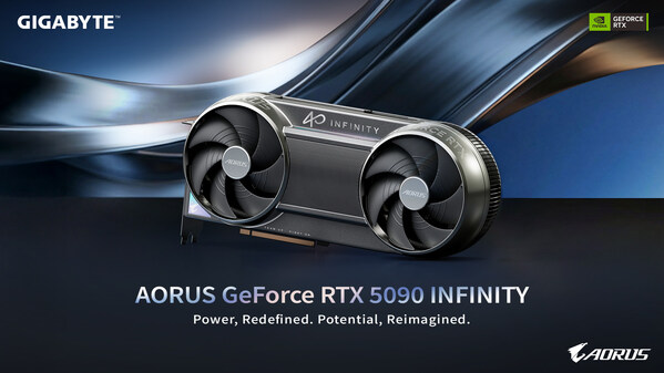 技嘉于&nbsp;CES 2026 發(fā)表精巧設(shè)計&nbsp;AORUS GeForce RTX? 5090 INFINITY 顯卡&nbsp;以創(chuàng)新散熱技術(shù)釋放極致性能