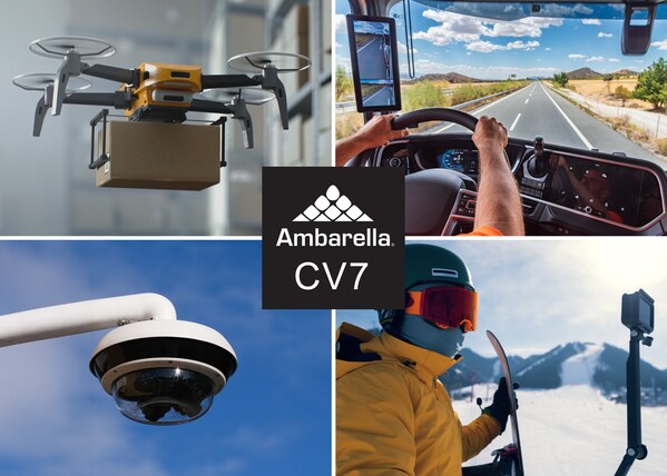 安霸發(fā)布高性能端側(cè)AI 8K視覺感知芯片CV7，兼具行業(yè)領(lǐng)先的AI算力與多傳感器感知性能