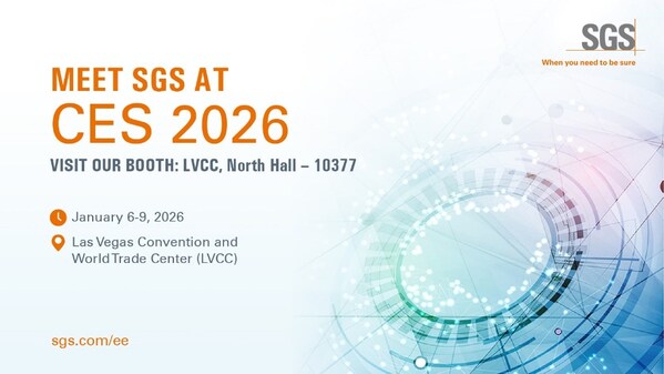 SGS攜四大領(lǐng)域認(rèn)證解決方案亮相CES 2026