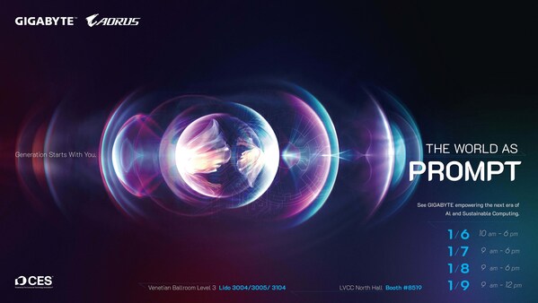 技嘉在CES 2026以沉浸式、參與式體驗重新定義人智交互