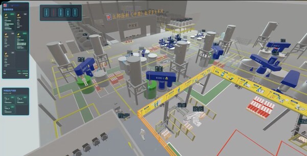 立邦上海工廠構建數(shù)字孿生車間