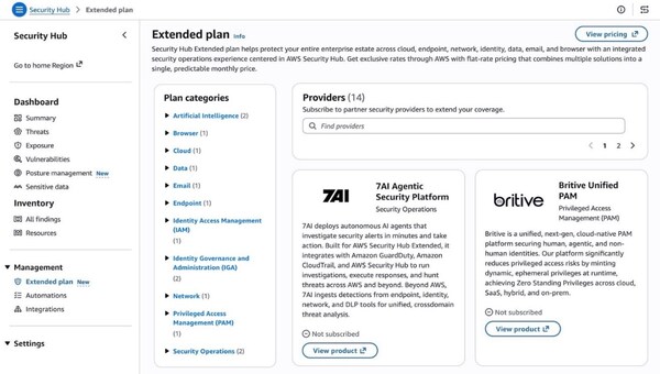 亞馬遜云科技推出Amazon Security Hub拓展方案 構(gòu)筑企業(yè)級(jí)全棧安全防護(hù)