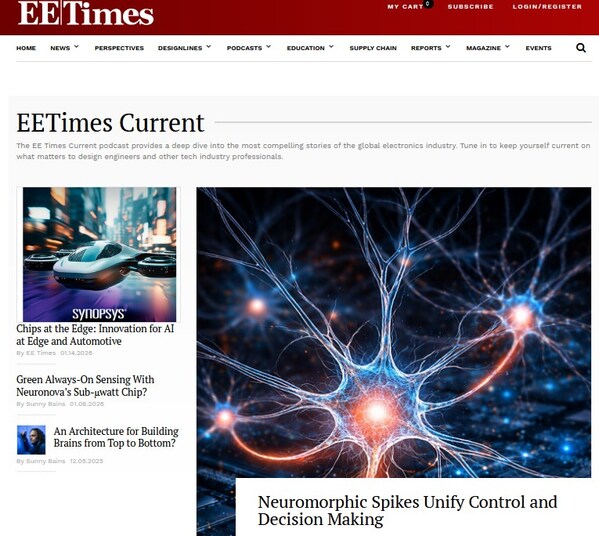 網(wǎng)站：EE Times播客榮登美國(guó)電子工程類(lèi)榜單前列：EE Times Current斬獲細(xì)分領(lǐng)域第一